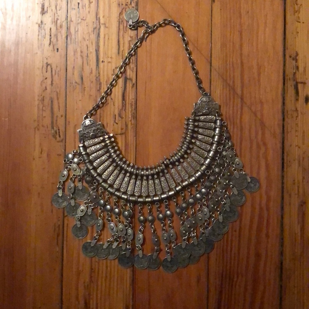 Turkish coin necklace
